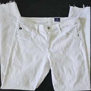 AG Adriano Goldschmied The Legging Ankle Super Skiny Ankle White 31R